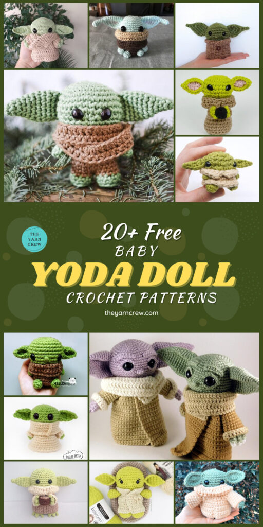 20+ Free Baby Yoda Doll Crochet Patterns (4)