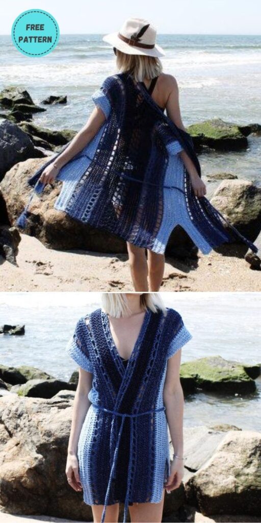 22 Free Crochet Cover Up Patterns For Summer PIN POSTER 4