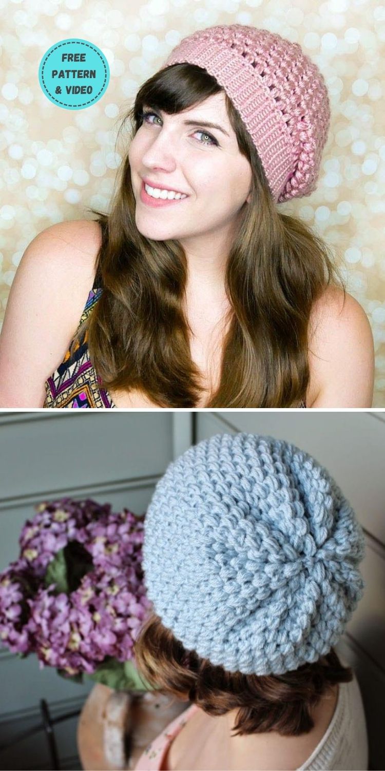 22 Free Crochet Summer Hats To Make This Year PIN POSTER 13