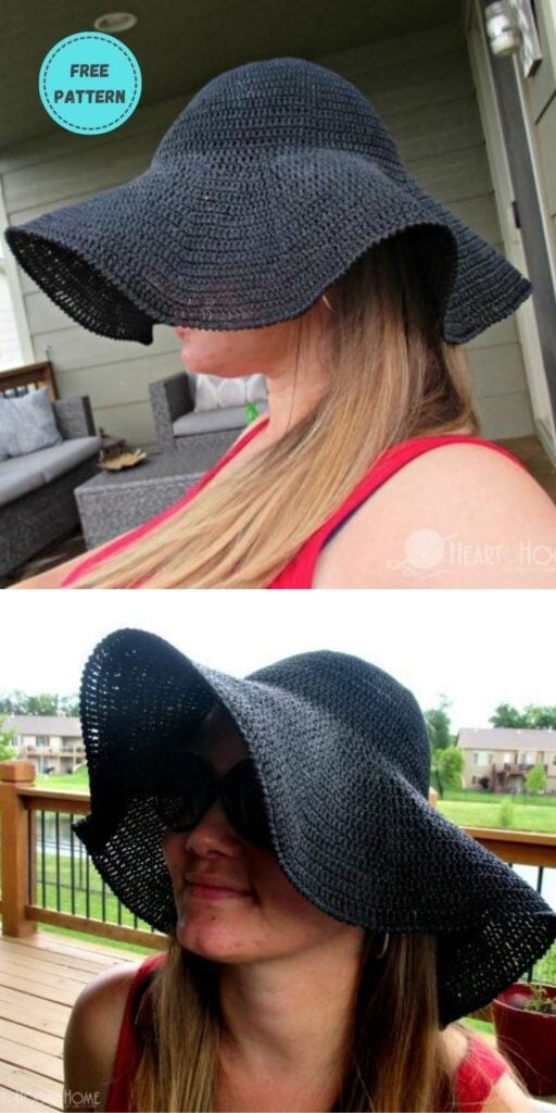 22 Free Crochet Summer Hats To Make This Year PIN POSTER 8