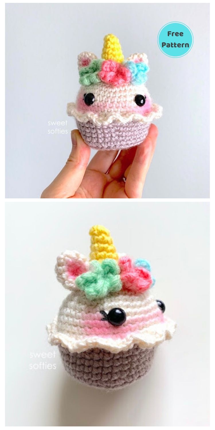 22 Free Unicorn Crochet Patterns You'll Love PIN POSTER 6