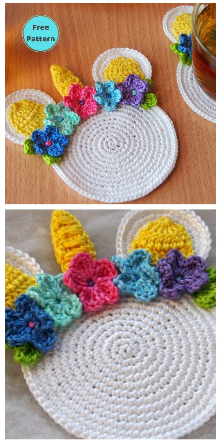 22 Free Unicorn Crochet Patterns You'll Love PIN POSTER 7