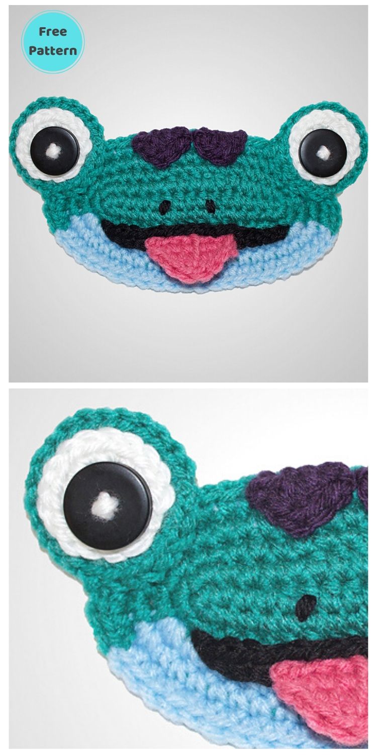 25 Free Ear Saver Crochet Patterns For Face Masks PIN POSTER 24