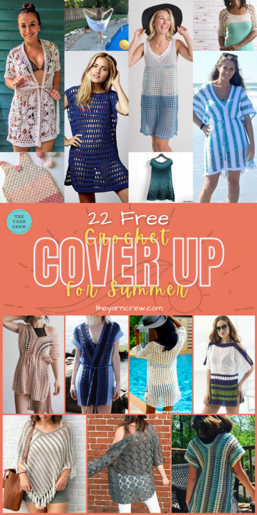 22 Free Crochet Cover Up Patterns For Summer - PIN3