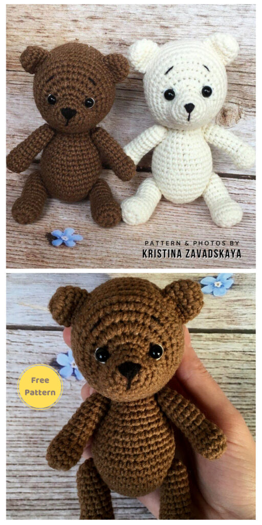 Amigurumi Tiny Bear - 12 Free Amigurumi Teddy Bear Dolls