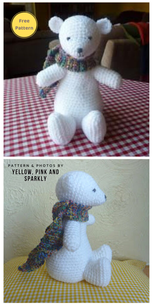 Arthur the Polar Bear - 12 Free Amigurumi Teddy Bear Dolls