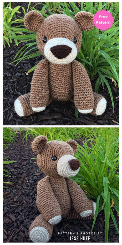 Benedict the Bear - 12 Free Amigurumi Teddy Bear Dolls