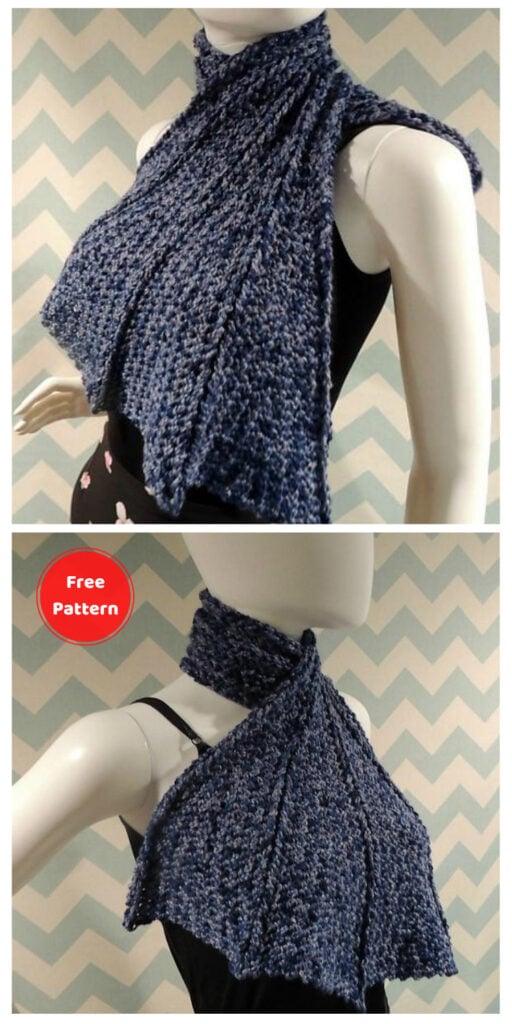 Dragon Wing Crochet Scarf - 10 Free Dragon Inspired Crochet Patterns You Can Wear