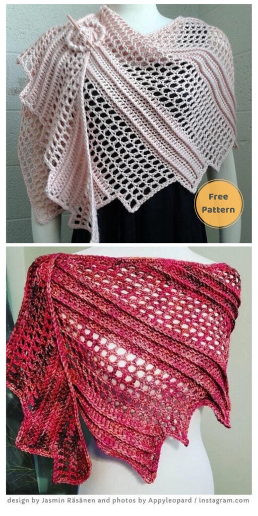 Dreamy's Dragon Wraps - 10 Free Dragon Inspired Crochet Patterns You Can Wear