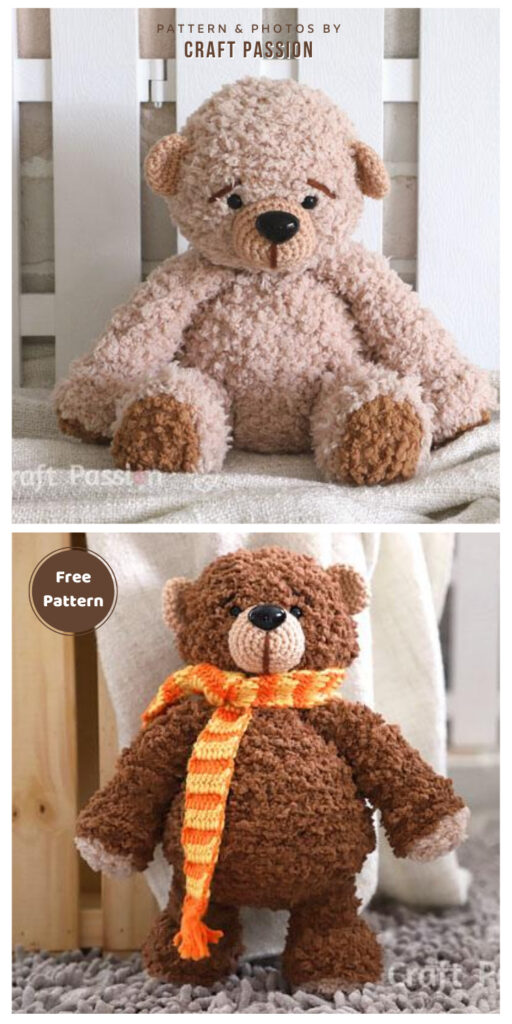 BOCO BEAR AMIGURUMI - 12 Free Amigurumi Teddy Bear Dolls