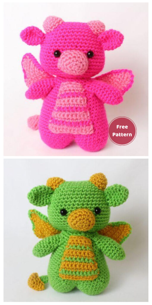 Free Dragon Amigurumi - 20 Free Amigurumi Dragon Dolls Crochet Patterns