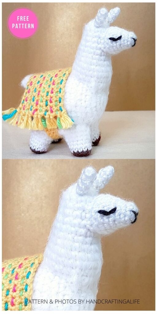 Lovely Lola the Lama - FREE LLAMA AMIGURUMI CROCHET PATTERNS