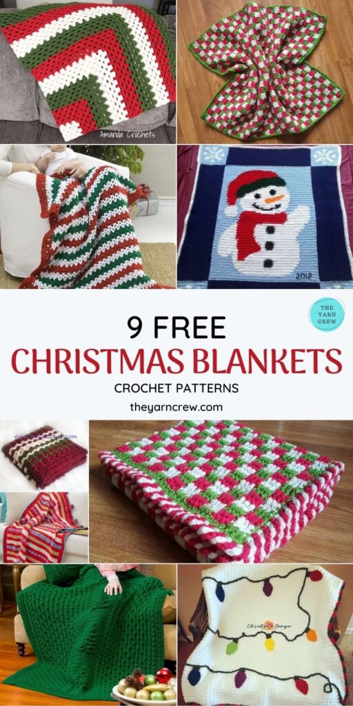 9 Free Crochet Christmas Blankets & Afghans The Yarn Crew