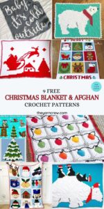 9 Free C2C Crochet Christmas Blankets &amp; Afghans - The Yarn Crew