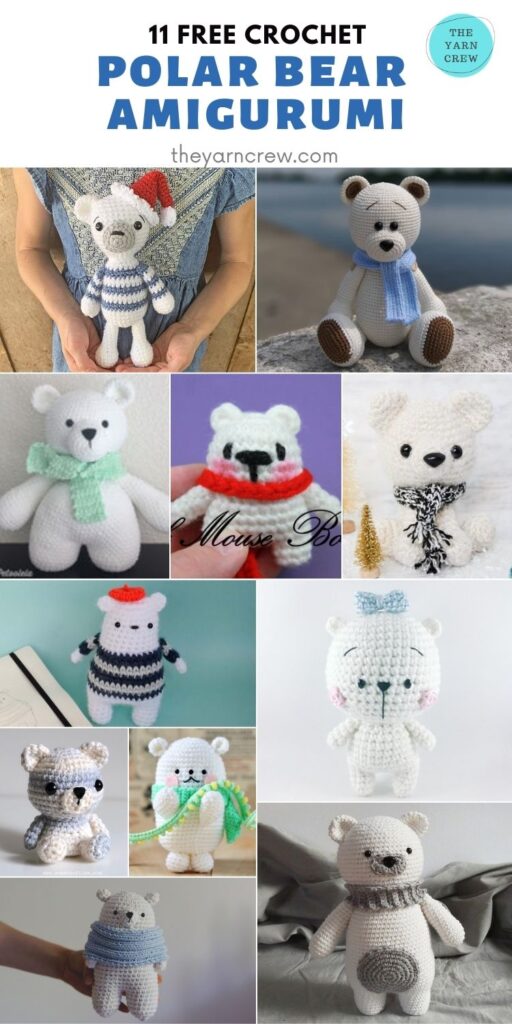 11 Free Crochet Polar Bear Amigurumi - PIN2