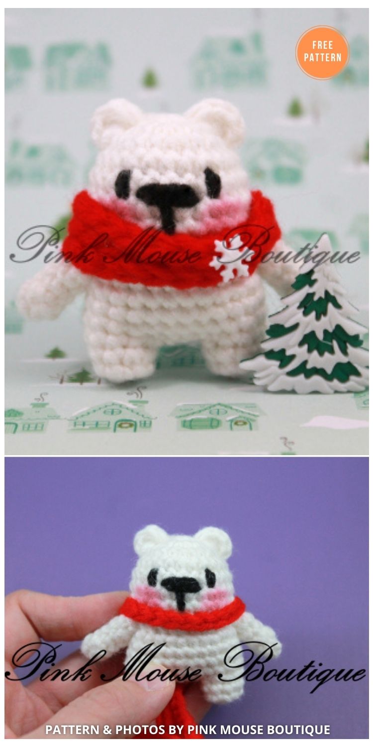 Amigurumi Polar Bear - 11 Free Polar Bear Amigurumi Toy Patterns