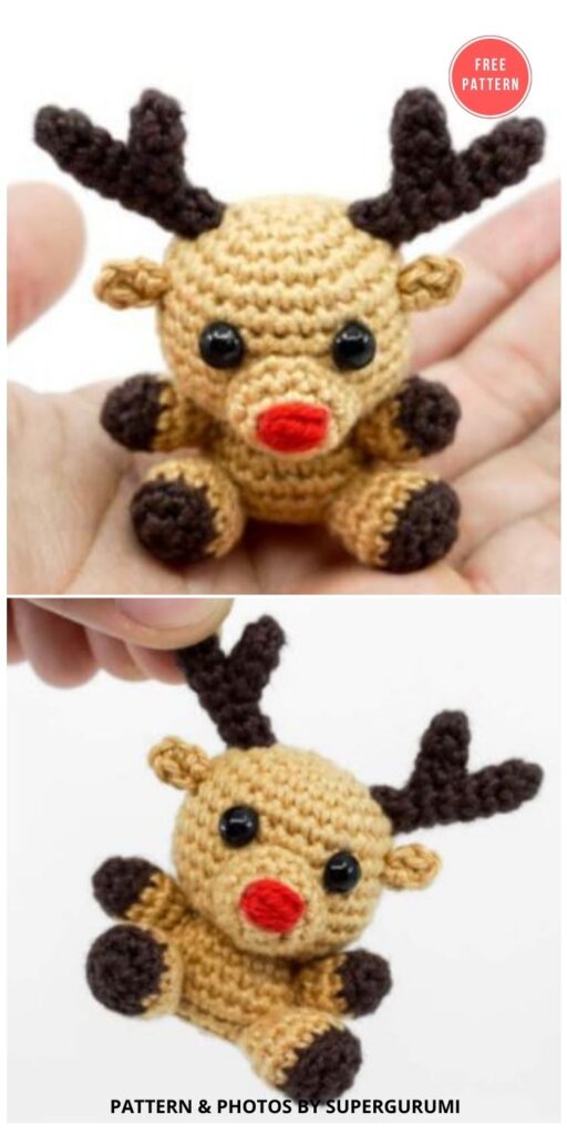 Amigurumi Reindeer Crochet Pattern - 11 Free Amigurumi Reindeer Toy Patterns