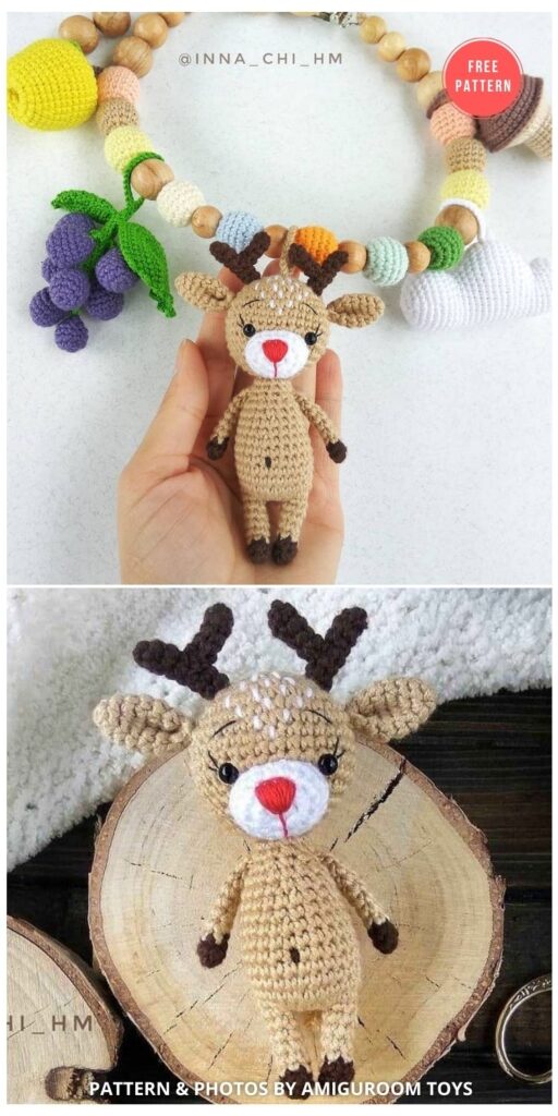 Amigurumi Reindeer Free Pattern - 11 Free Amigurumi Reindeer Toy Patterns