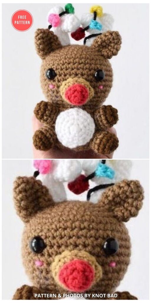 Lux The Reindeer - 11 Free Amigurumi Reindeer Toy Patterns