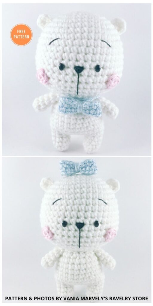 Polar Bear - 11 Free Polar Bear Amigurumi Toy Patterns