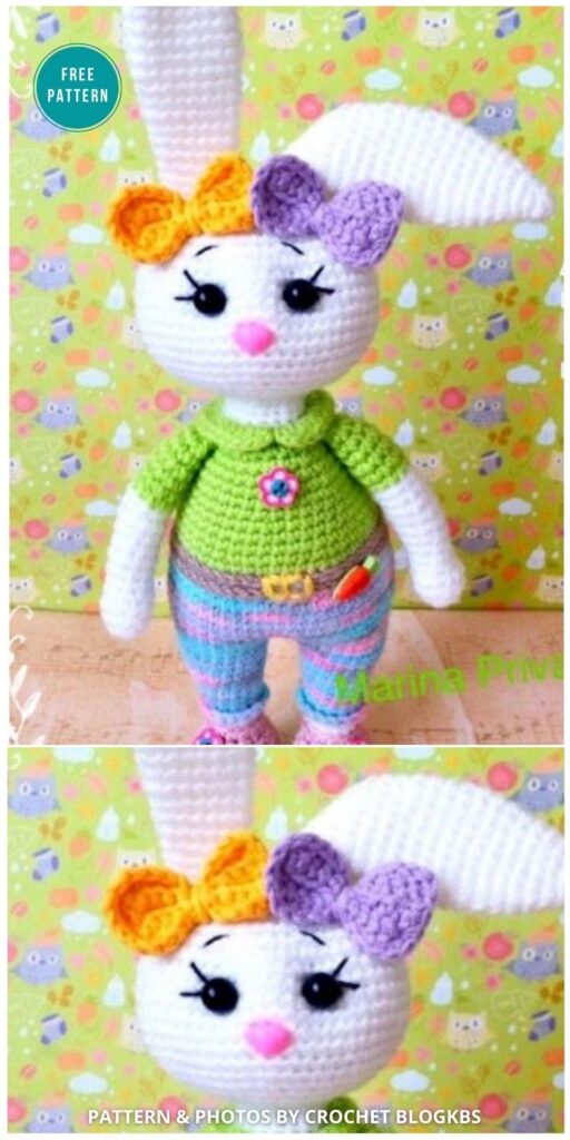 Amigurumi Sweet Bunny Free Crochet Patterns - 16 Free Amigurumi Bunny Toy Crochet Patterns