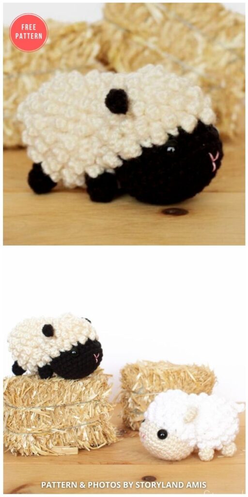 Baby Lamb Farm Animal - 13 Free Easter Spring Lamb Crochet Patterns