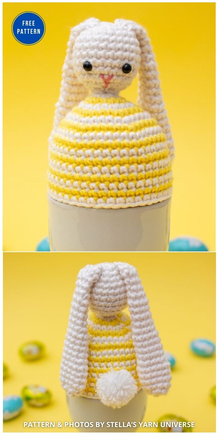 Bunny Egg Warmer - 12 Easy Easter Egg Warmer Crochet Patterns (1)