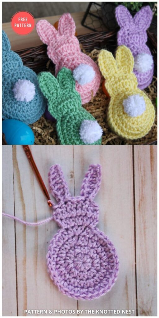 Crochet Easter Bunny Garland Free Pattern - 8 Free Crochet Easter Peep Patterns