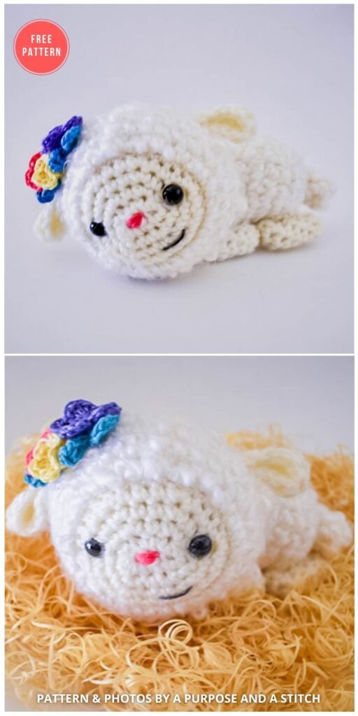 Linda The Lamb - 13 Free Easter Spring Lamb Crochet Patterns