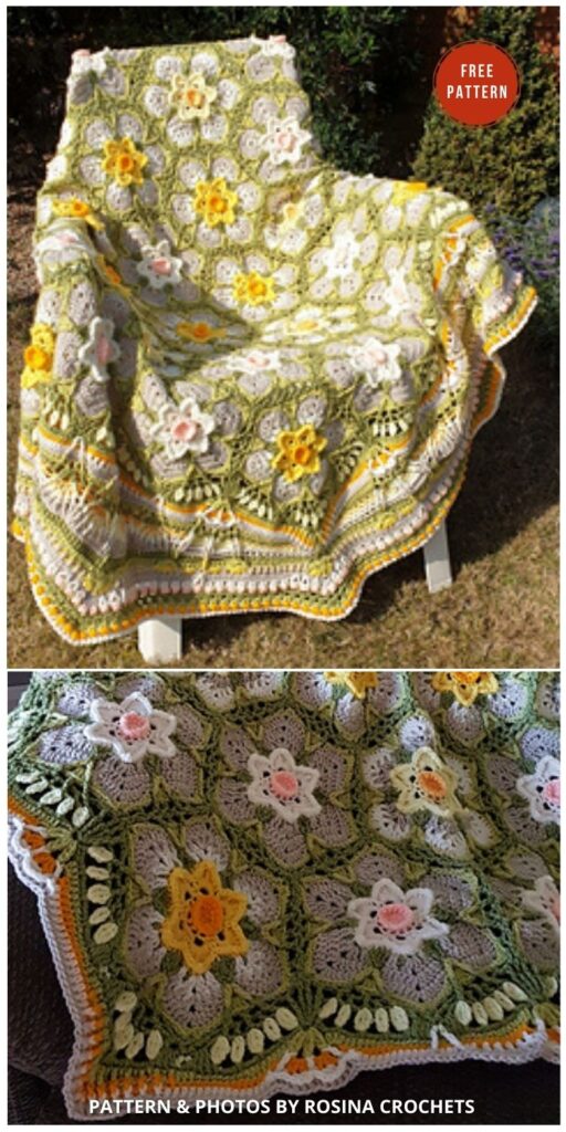 Narcissus CAL - 14 Free Spring Daffodils Crochet Pattern Ideas