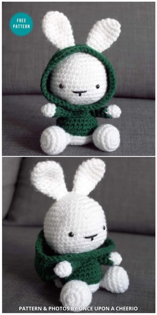 Some Bunny In The Hood Crochet Pattern - 16 Free Amigurumi Bunny Toy Crochet Patterns