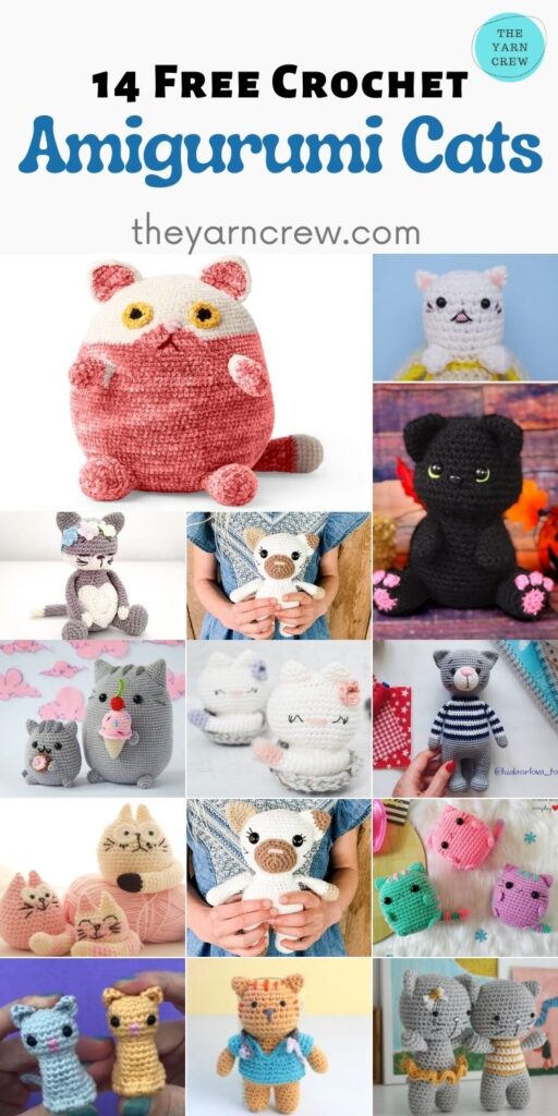 14 Free Crochet Amigurumi Cats - PIN2