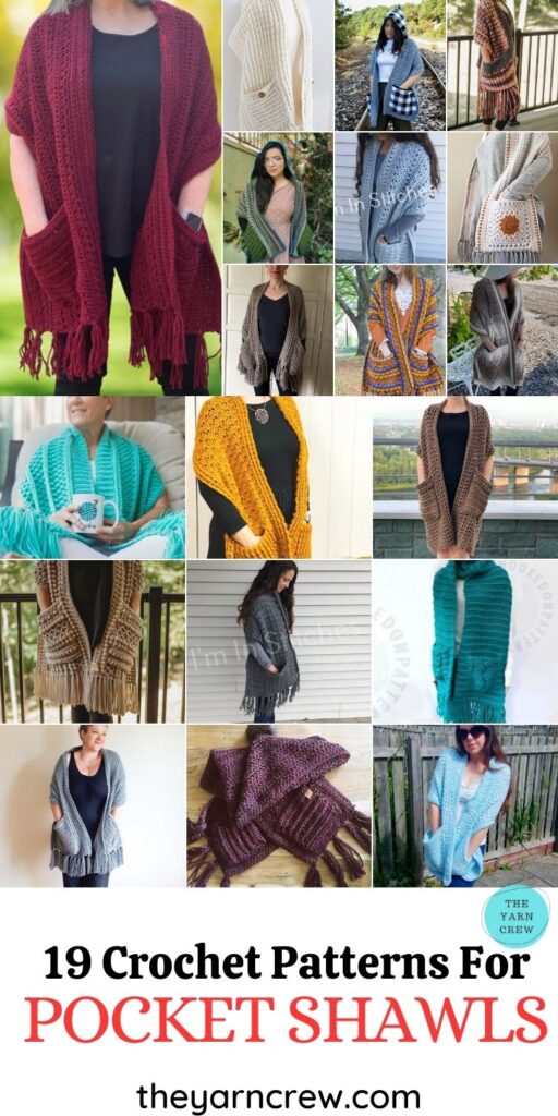 19 Crochet Patterns For Pocket Shawls - PIN3