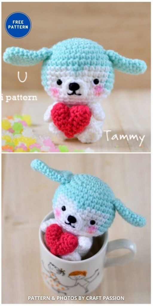 Amigurumi Puppy - 17 Free Amigurumi Dog Crochet Patterns