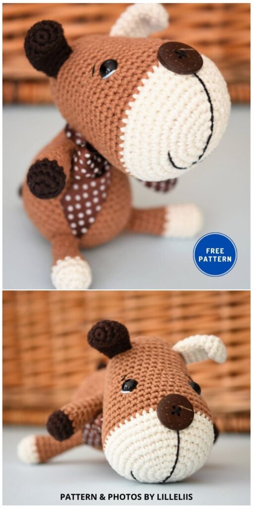 Amigurumi Sock Puppy - 17 Free Amigurumi Dog Crochet Patterns