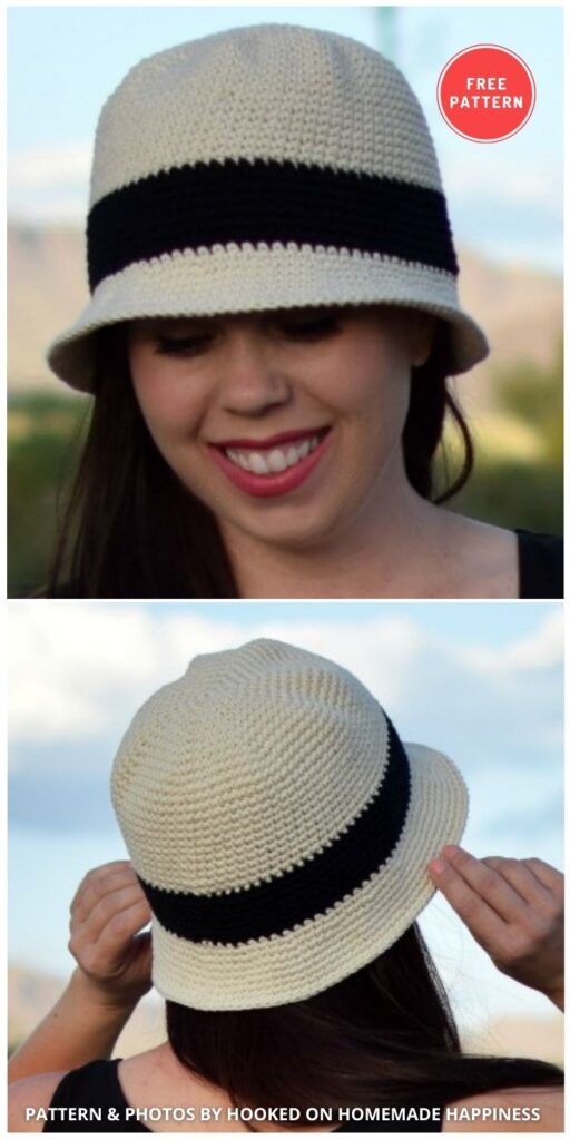 Beach Day Bucket Hat - 15 Easy Crochet Bucket Hat Patterns For Summer
