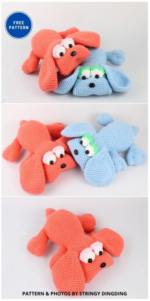 Cartoon Hound Dog Amigurumi - 17 Free Amigurumi Dog Crochet Patterns