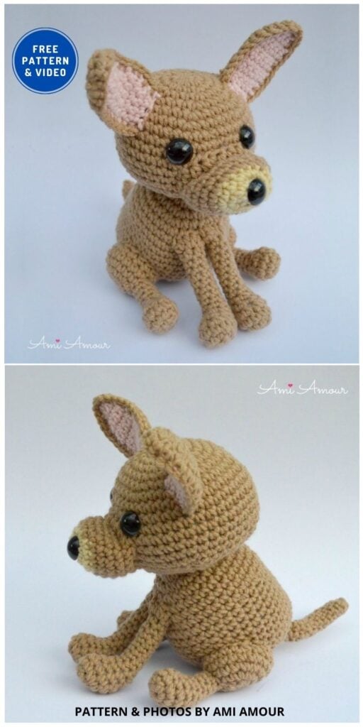 Chihuahua Amigurumi - 17 Free Amigurumi Dog Crochet Patterns
