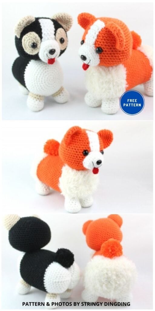 Corgi Dog Amigurumi - 17 Free Amigurumi Dog Crochet Patterns