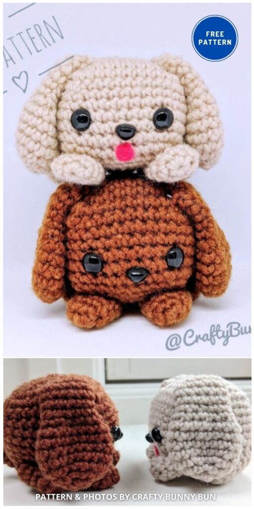 Cube Puppy Dog Amigurumi - 17 Free Amigurumi Dog Crochet Patterns