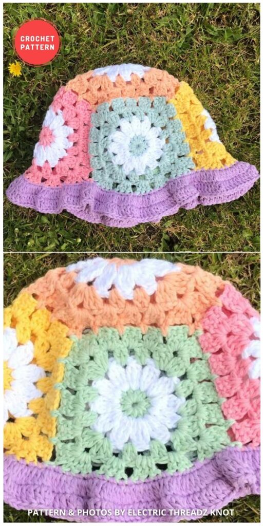 Daisy Bell Bucket Hat - 15 Easy Crochet Bucket Hat Patterns For Summer