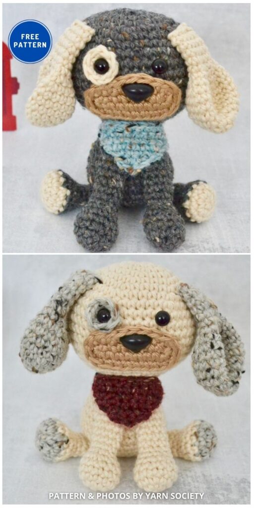 Dash The Dog - 17 Free Amigurumi Dog Crochet Patterns