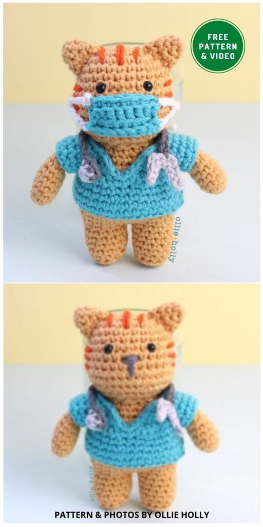 Free Nurse Cat Amigurumi - 14 Free Amigurumi Cat Crochet Patterns