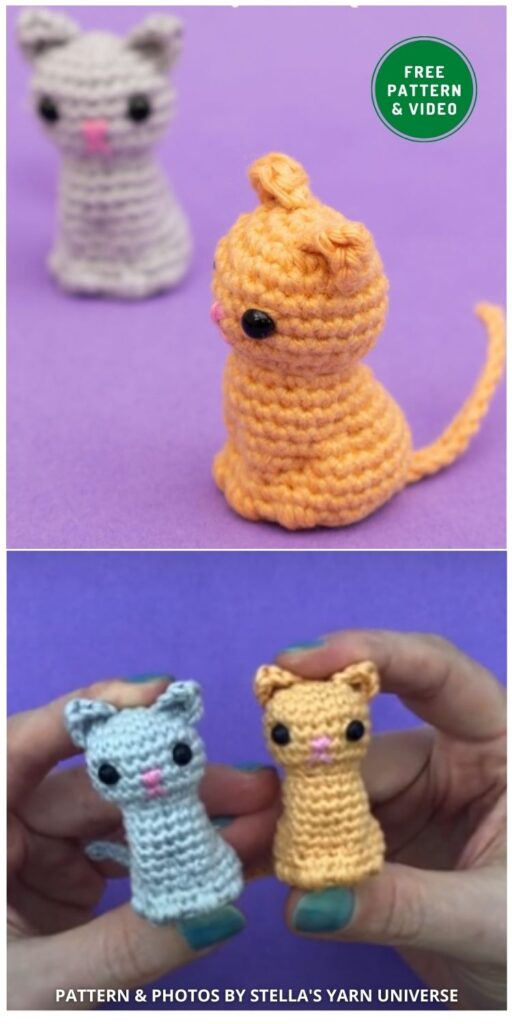Little Amigurumi Cat - 14 Free Amigurumi Cat Crochet Patterns