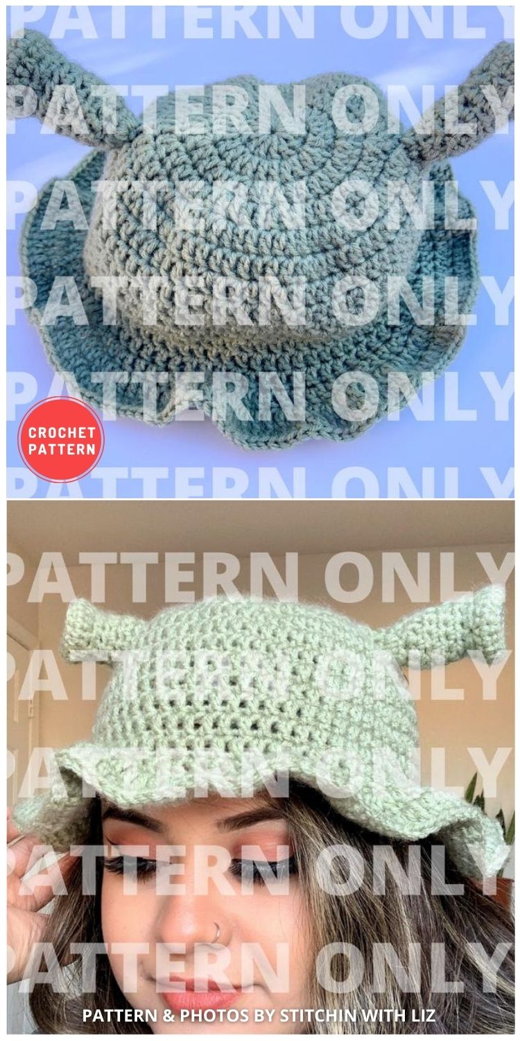 Ogre Crochet Bucket Hat - 15 Easy Crochet Bucket Hat Patterns For Summer