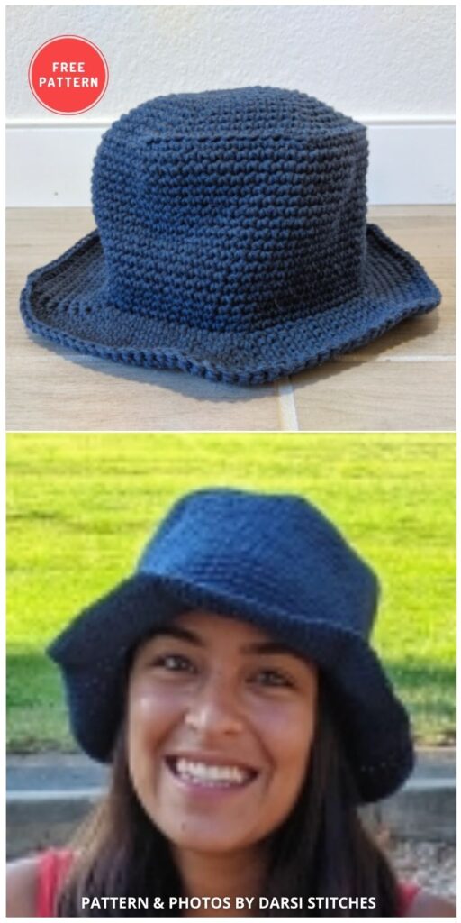 The 90&rsquo;s are Back Bucket Hat - 15 Easy Crochet Bucket Hat Patterns For Summer