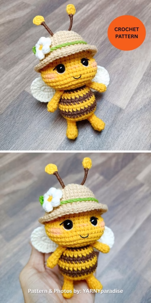 Bee Crochet Pattern - 15 Cute & Easy Amigurumi Bee Crochet Patterns