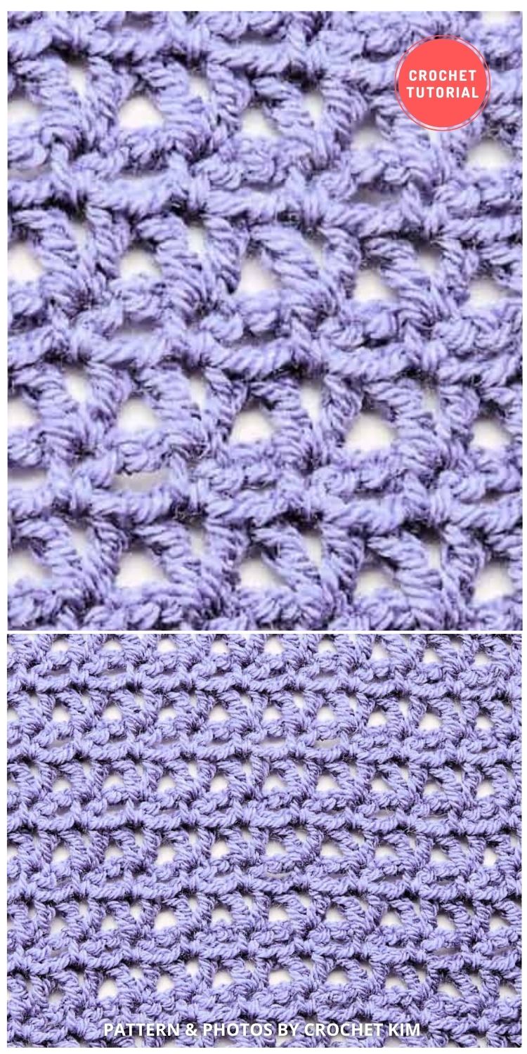 12 Different Crochet V Stitch Pattern Variations For Blankets The