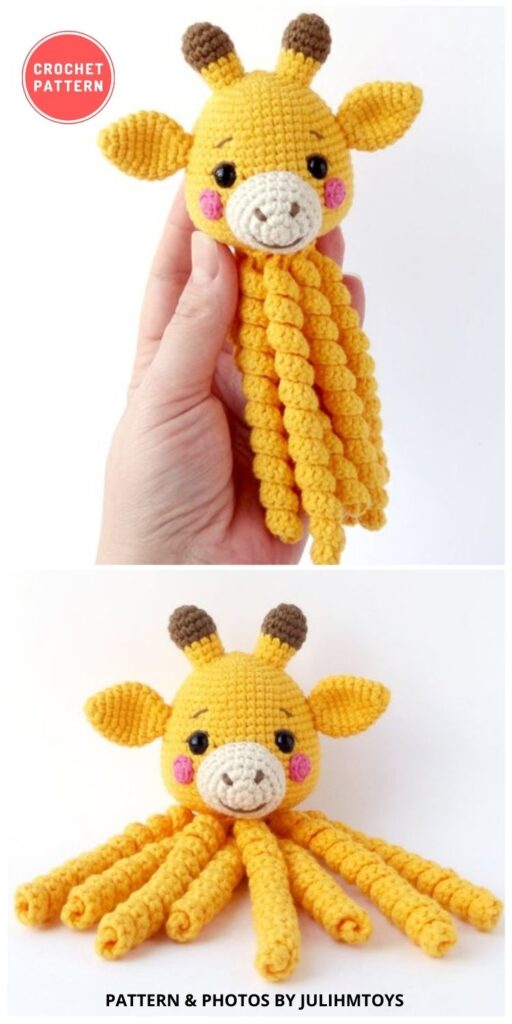 Amigurumi Giraffe Octopus - 11 Amigurumi Octopus Toys Crochet Patterns For Babies PIN