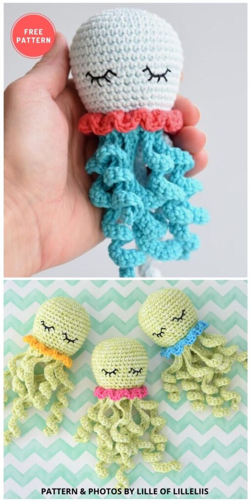Amigurumi Octopus - 11 Amigurumi Octopus Toys Crochet Patterns For Babies PIN (1)